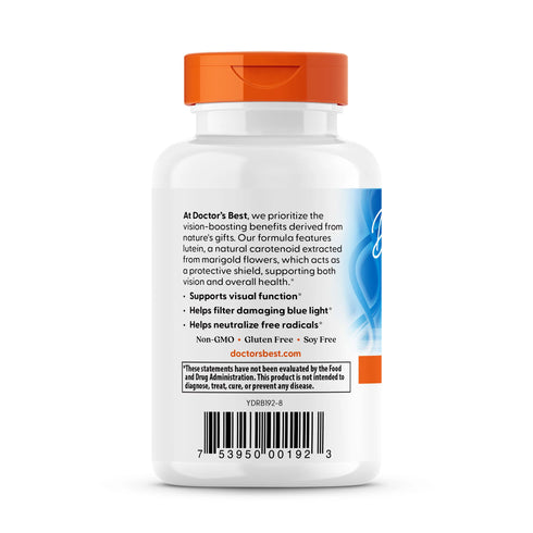 Lutein featuring FloraGLO 60 Capsules-Doctor's Best-Matakana Pharmacy